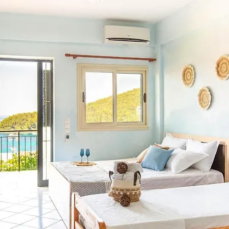 Simon Ionian Balcony 1 - Kitchen, Sea View Appartement *