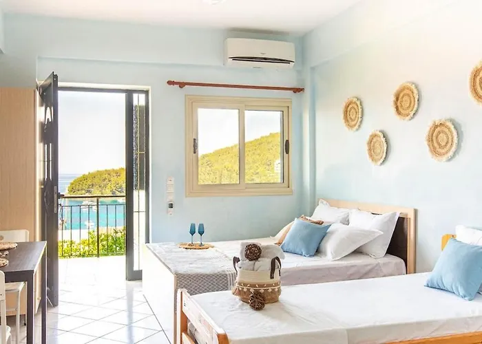 Simon Ionian Balcony 1 - Kitchen, Sea View Apartament *