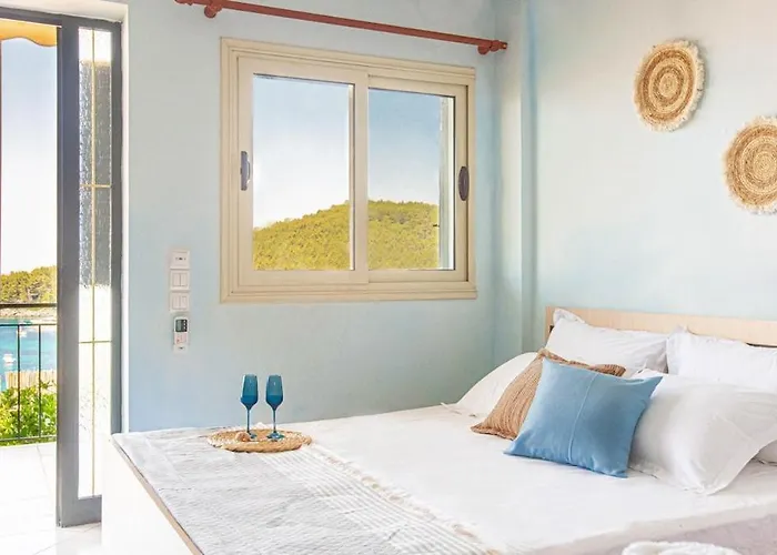 Simon Ionian Balcony 1 - Kitchen, Sea View Apartament Himara